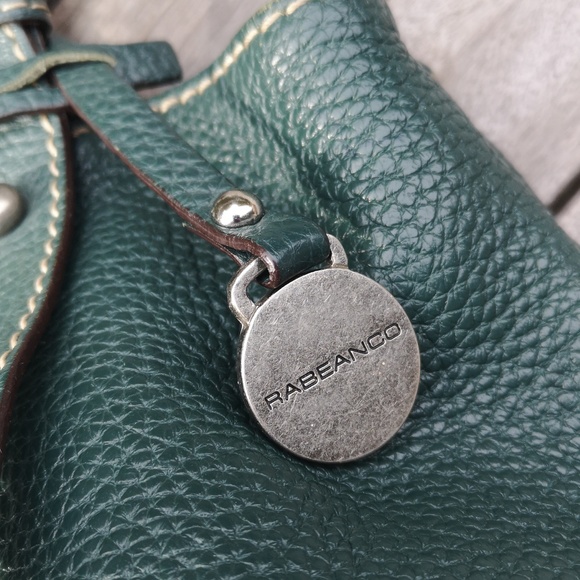 Rabeanco green leather bag - Picture 4 of 15